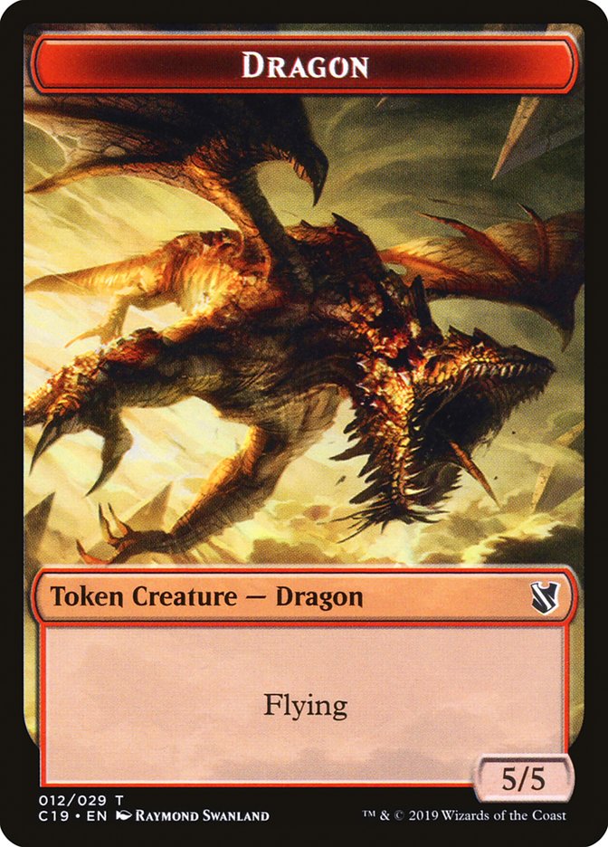 Dragon Token [Commander 2019 Tokens] | L.A. Mood Comics and Games