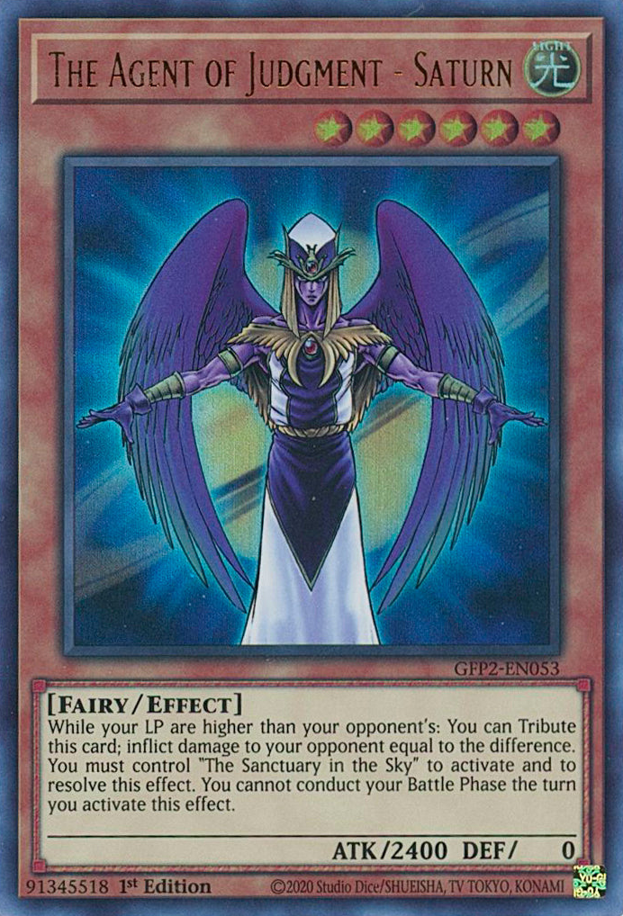 The Agent of Judgment - Saturn [GFP2-EN053] Ultra Rare | L.A. Mood Comics and Games