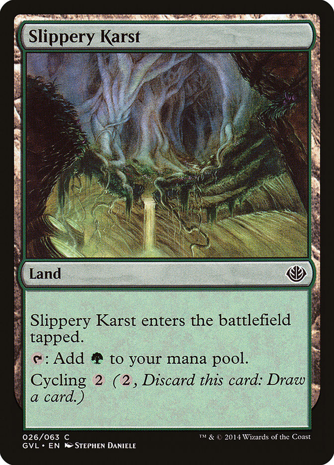 Slippery Karst (Garruk vs. Liliana) [Duel Decks Anthology] | L.A. Mood Comics and Games