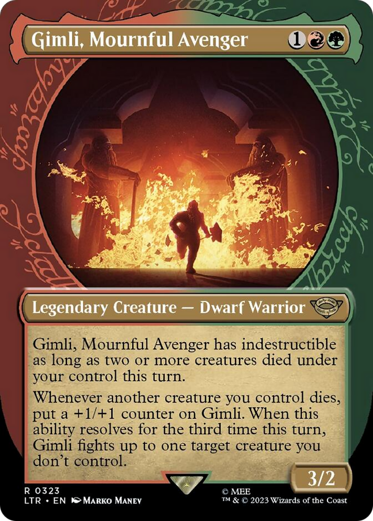 Gimli, Mournful Avenger (Showcase Ring Frame) [The Lord of the Rings: Tales of Middle-Earth] | L.A. Mood Comics and Games
