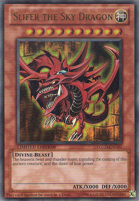 Slifer the Sky Dragon [YGLD-ENG01] Ultra Rare | L.A. Mood Comics and Games