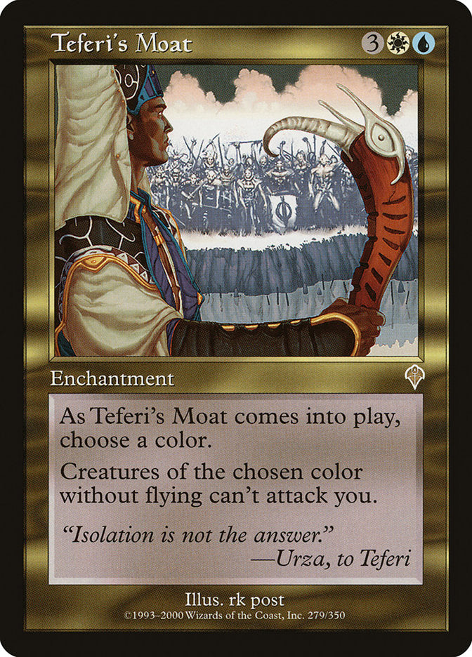 Teferi's Moat [Invasion] | L.A. Mood Comics and Games