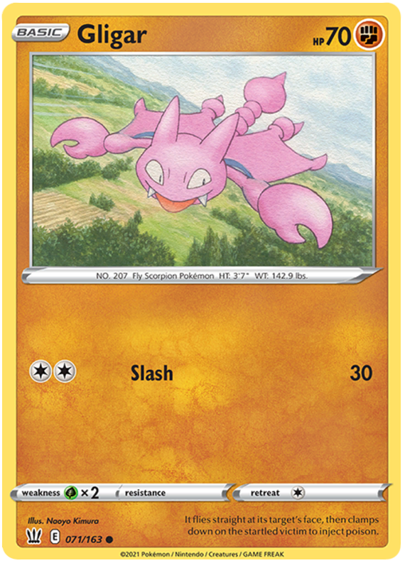 Gligar (071/163) [Sword & Shield: Battle Styles] | L.A. Mood Comics and Games