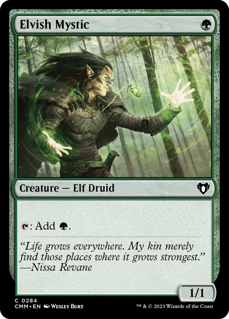 Elvish Mystic [Commander Masters] | L.A. Mood Comics and Games