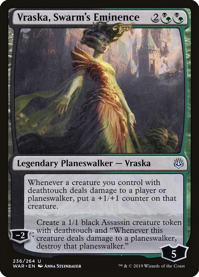 Vraska, Swarm's Eminence [War of the Spark] | L.A. Mood Comics and Games