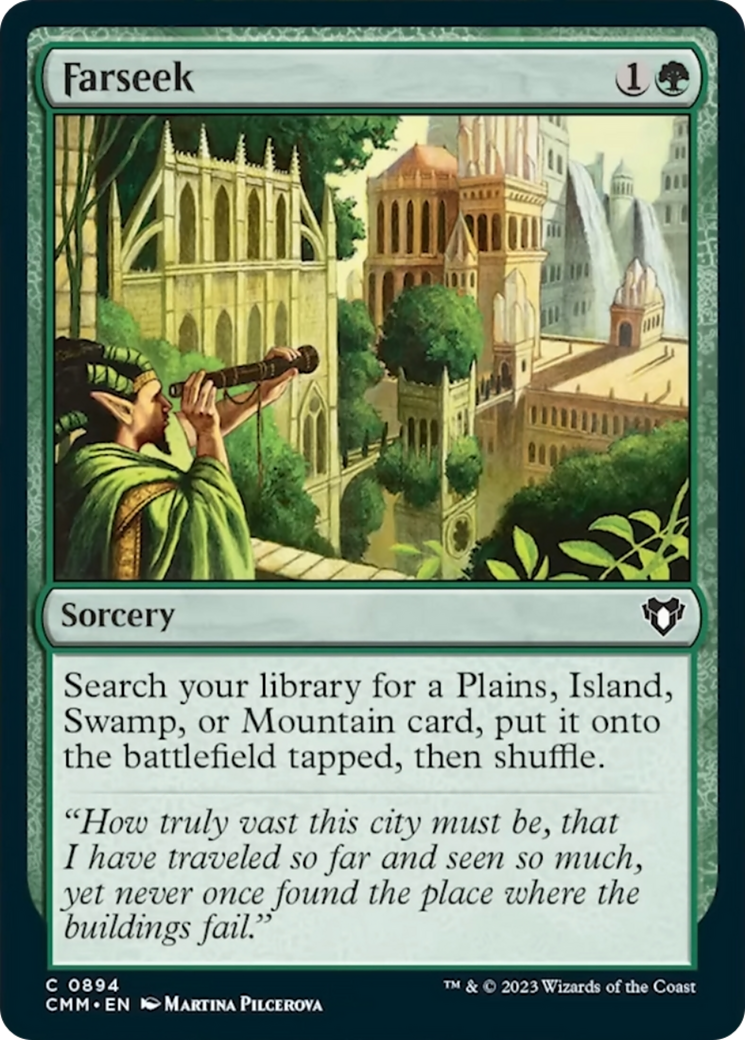 Farseek [Commander Masters] | L.A. Mood Comics and Games