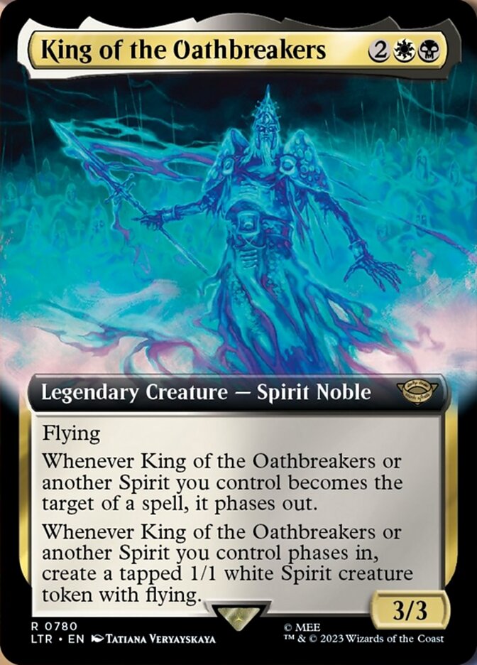 King of the Oathbreakers (Extended Art) (Surge Foil) [The Lord of the Rings: Tales of Middle-Earth] | L.A. Mood Comics and Games