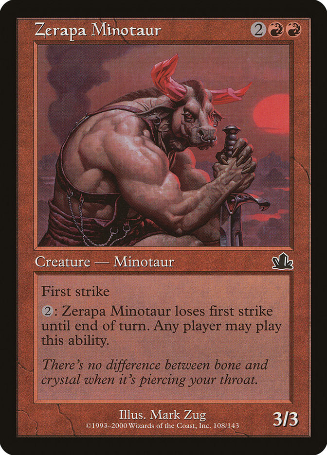 Zerapa Minotaur [Prophecy] | L.A. Mood Comics and Games