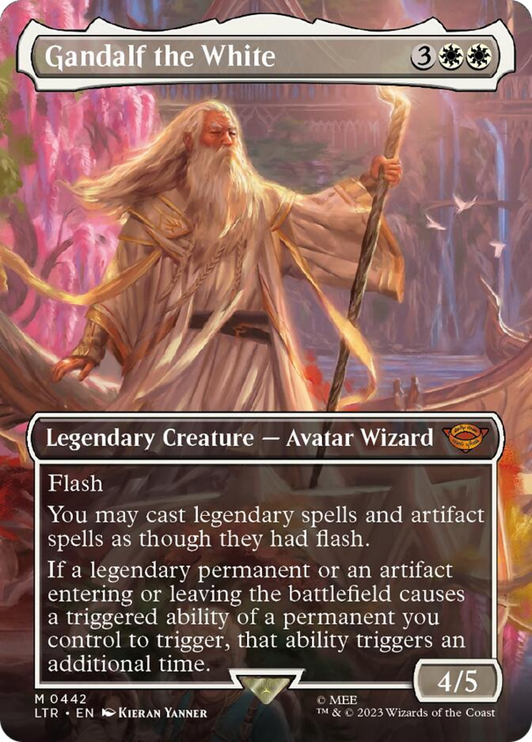 Gandalf the White (Borderless Alternate Art) [The Lord of the Rings: Tales of Middle-Earth] | L.A. Mood Comics and Games