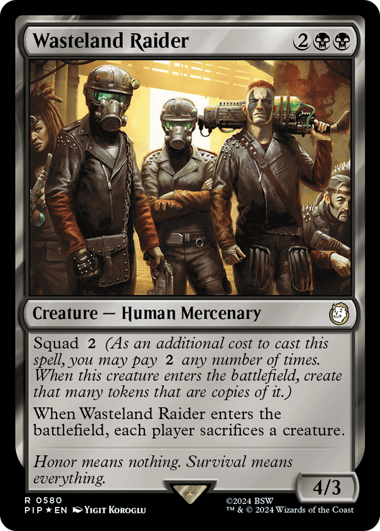 Wasteland Raider (Surge Foil) [Fallout] | L.A. Mood Comics and Games