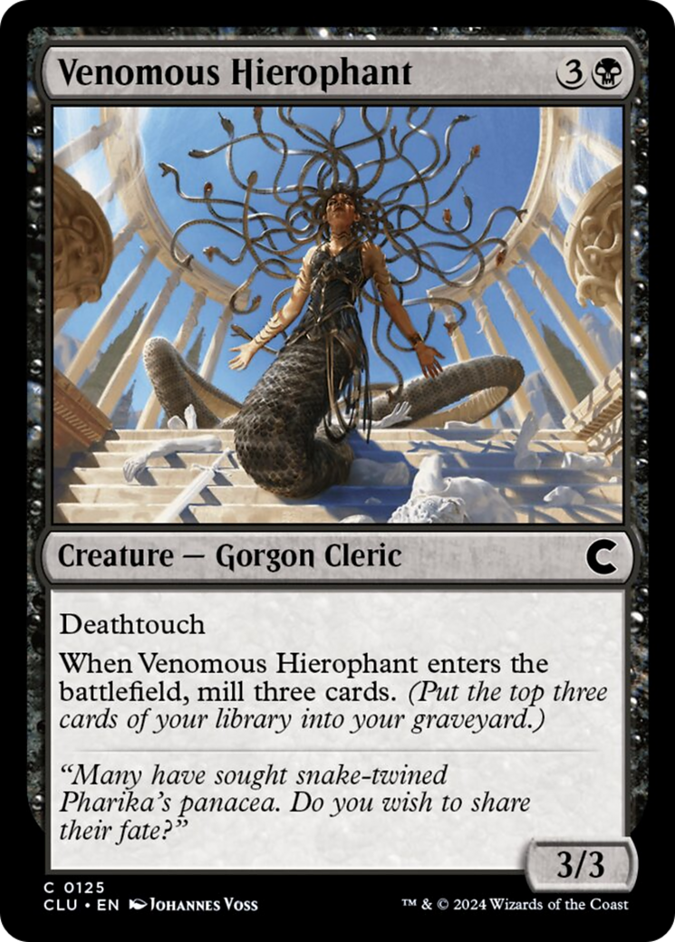 Venomous Hierophant [Ravnica: Clue Edition] | L.A. Mood Comics and Games