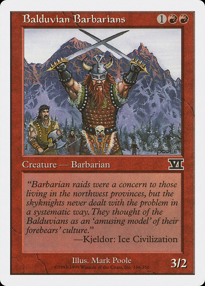 Balduvian Barbarians [Classic Sixth Edition] | L.A. Mood Comics and Games