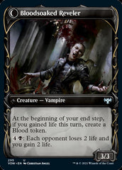 Restless Bloodseeker // Bloodsoaked Reveler (Showcase Fang Frame) [Innistrad: Crimson Vow] | L.A. Mood Comics and Games