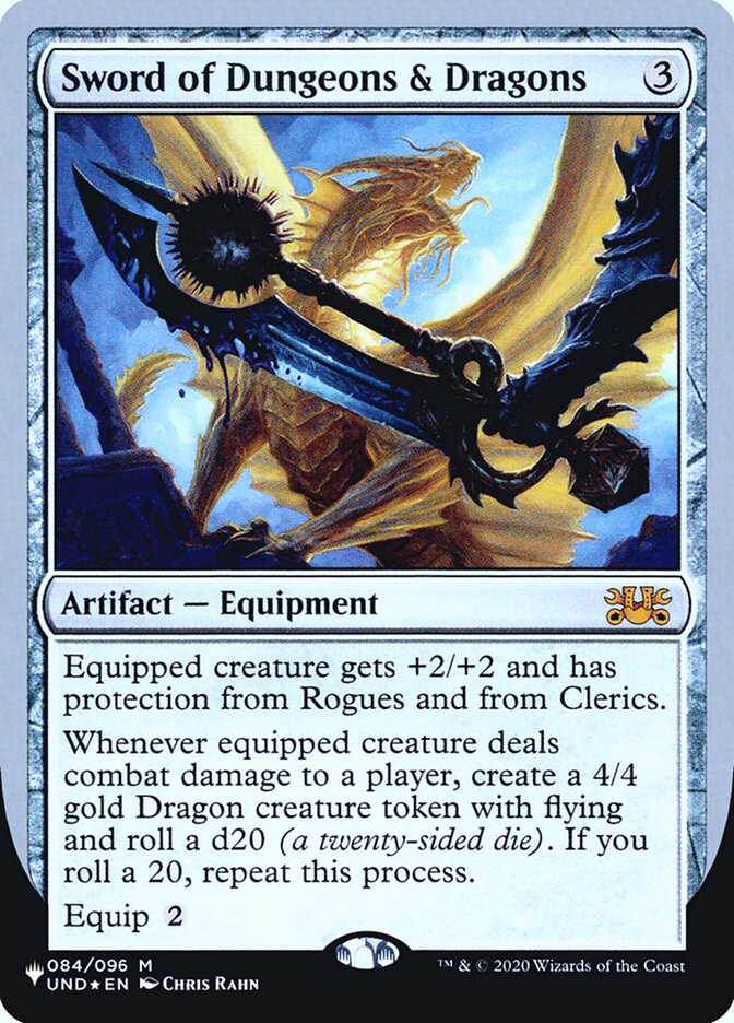 Sword of Dungeons & Dragons (Unfinity Foil Edition) [The List] | L.A. Mood Comics and Games