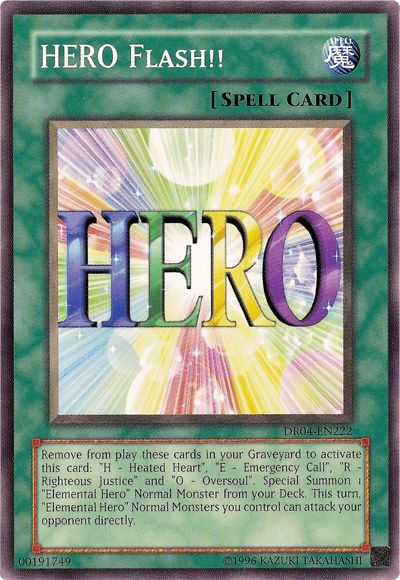 HERO Flash!! [DR04-EN222] Common | L.A. Mood Comics and Games