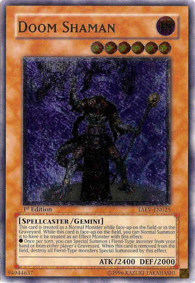 Doom Shaman [TAEV-EN025] Ultimate Rare | L.A. Mood Comics and Games