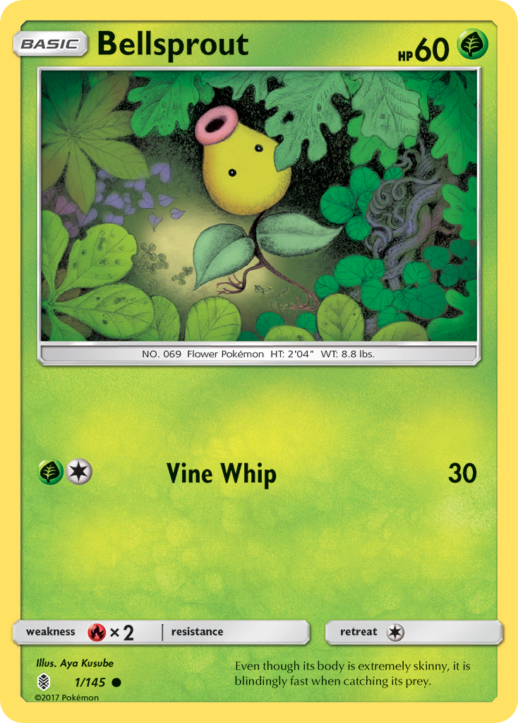 Bellsprout (1/145) [Sun & Moon: Guardians Rising] | L.A. Mood Comics and Games