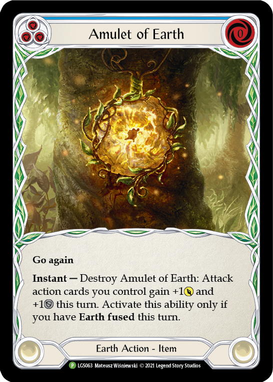 Amulet of Earth [LGS063] (Promo)  Cold Foil | L.A. Mood Comics and Games