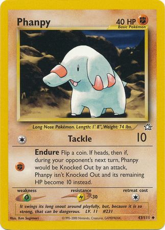 Phanpy (43/111) [Neo Genesis Unlimited] | L.A. Mood Comics and Games