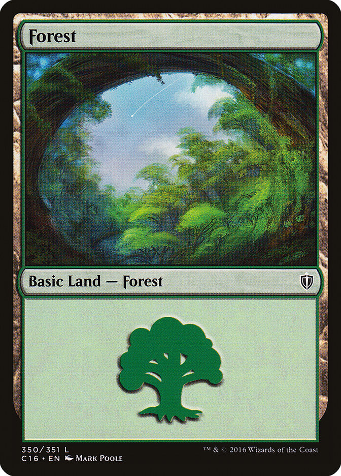 Forest (350) [Commander 2016] | L.A. Mood Comics and Games