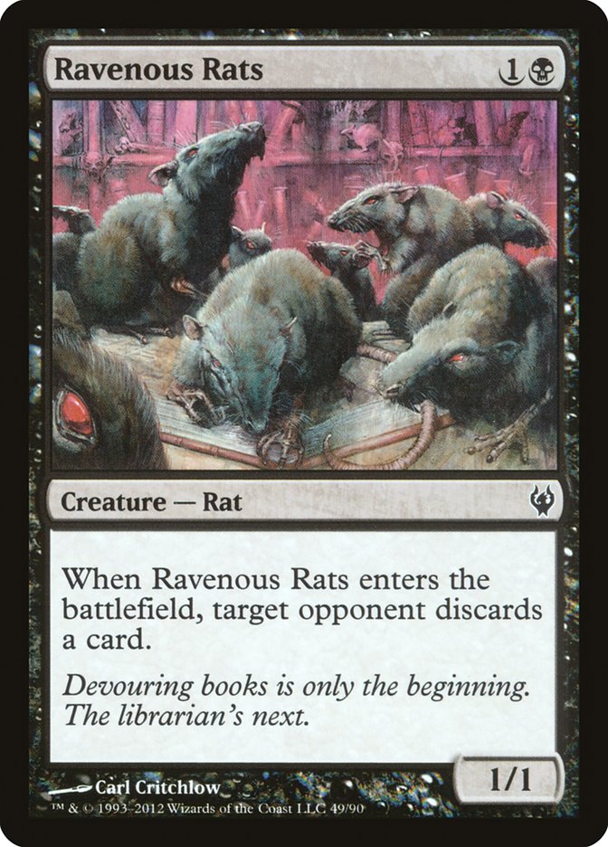 Ravenous Rats [Duel Decks: Izzet vs. Golgari] | L.A. Mood Comics and Games