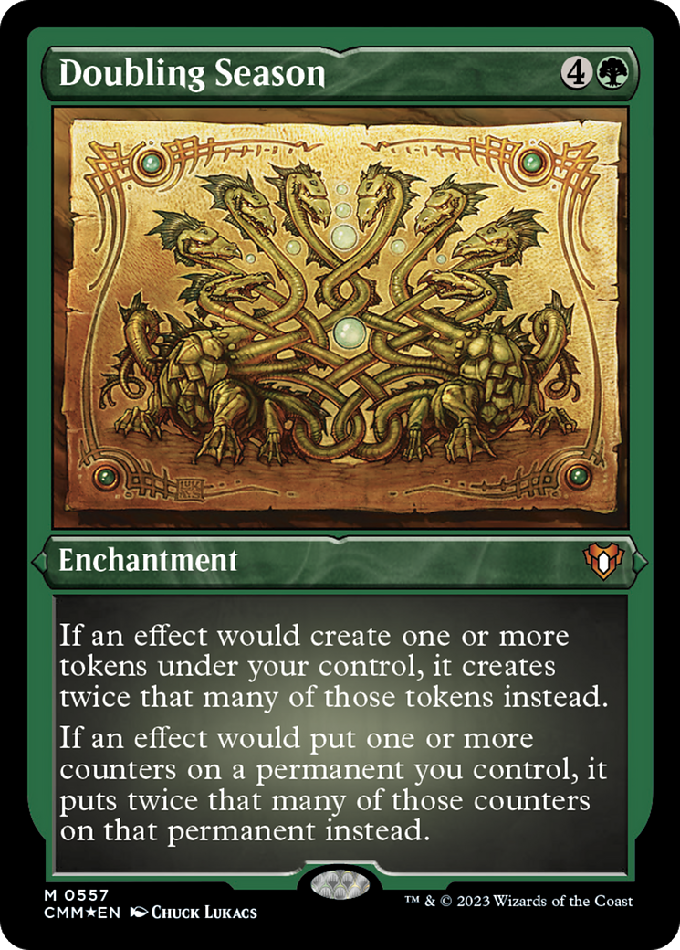 Doubling Season (Foil Etched) [Commander Masters] | L.A. Mood Comics and Games
