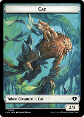 Treasure // Cat (0005) Double-Sided Token [Commander Masters Tokens] | L.A. Mood Comics and Games