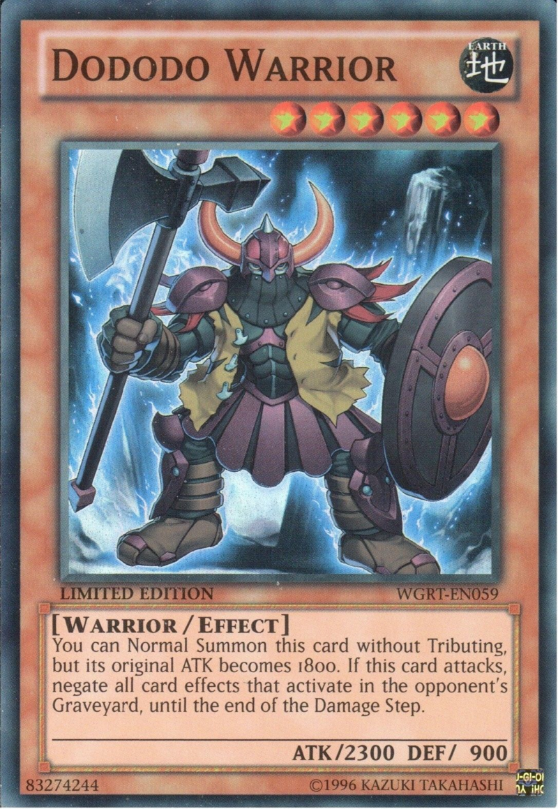 Dododo Warrior [WGRT-EN059] Super Rare | L.A. Mood Comics and Games