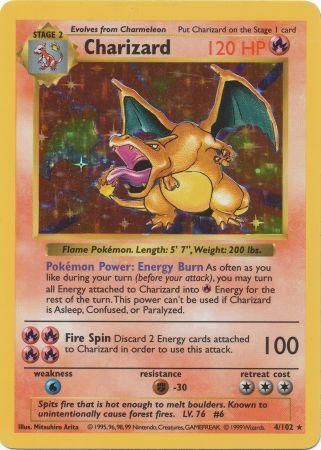 Charizard (4/102) [Base Set Shadowless Unlimited] | L.A. Mood Comics and Games