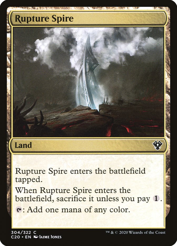 Rupture Spire [Commander 2020] | L.A. Mood Comics and Games