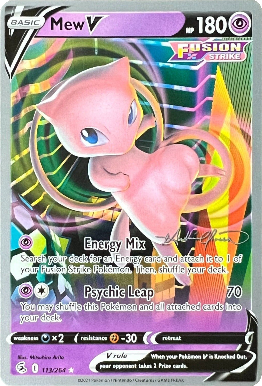Mew V (113/264) (The Shape of Mew - Andre Chiasson) [World Championships 2022] | L.A. Mood Comics and Games