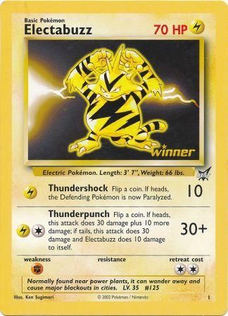 Electabuzz (1) (Jumbo Card) [Best of Promos] | L.A. Mood Comics and Games
