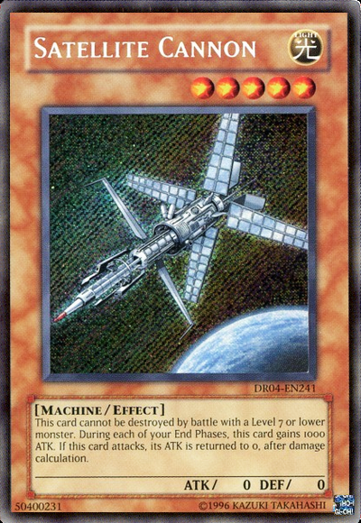 Satellite Cannon [DR04-EN241] Secret Rare | L.A. Mood Comics and Games