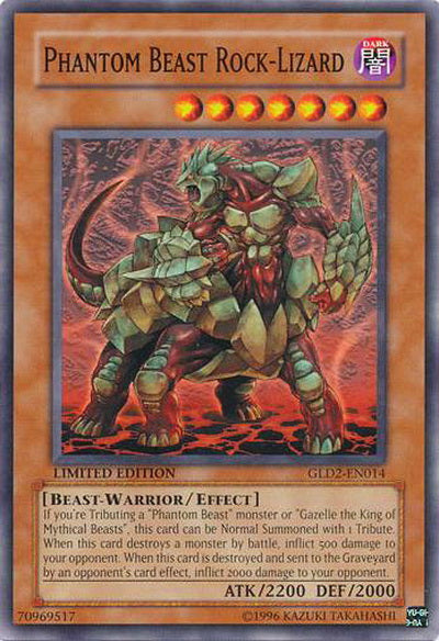 Phantom Beast Rock-Lizard [GLD2-EN014] Common | L.A. Mood Comics and Games