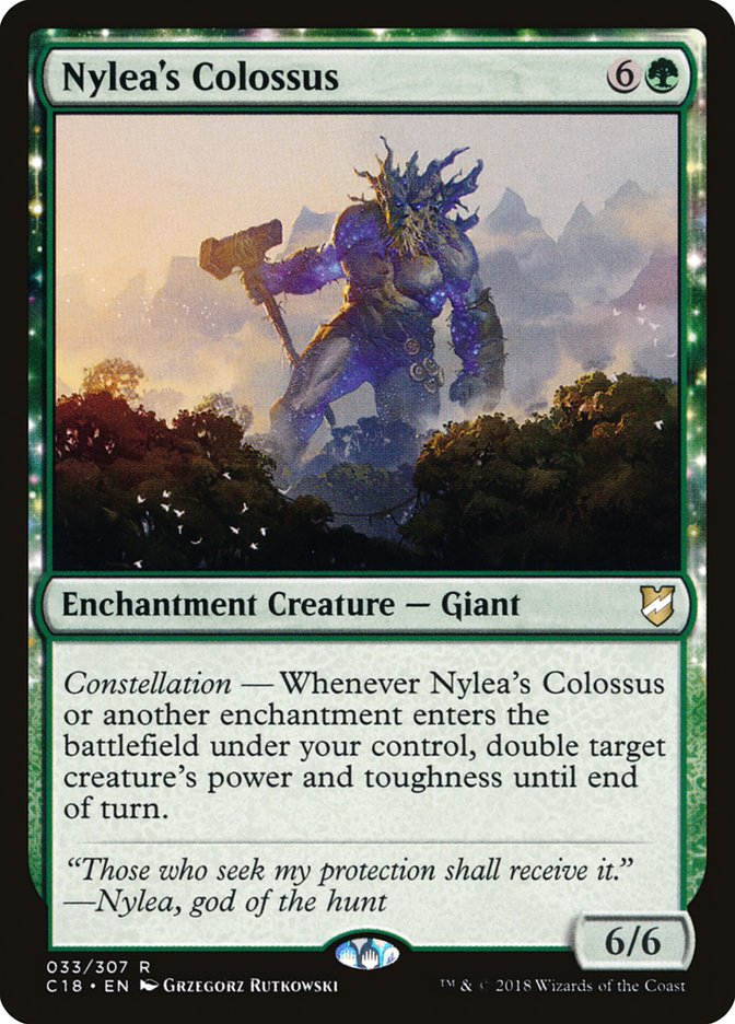 Nylea's Colossus [Commander 2018] | L.A. Mood Comics and Games