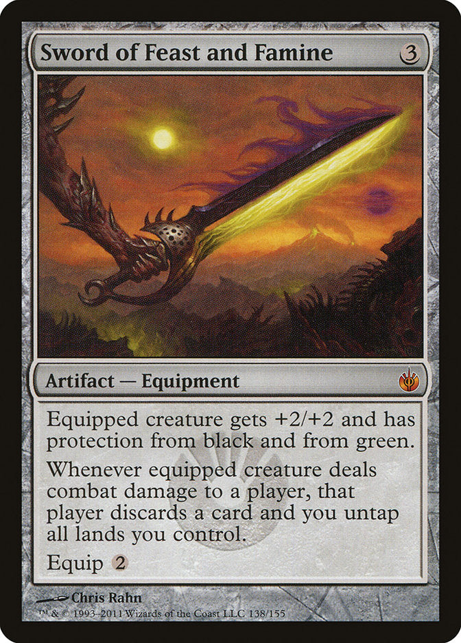 Sword of Feast and Famine [Mirrodin Besieged] | L.A. Mood Comics and Games