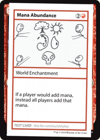 Mana Abundance (2021 Edition) [Mystery Booster Playtest Cards] | L.A. Mood Comics and Games