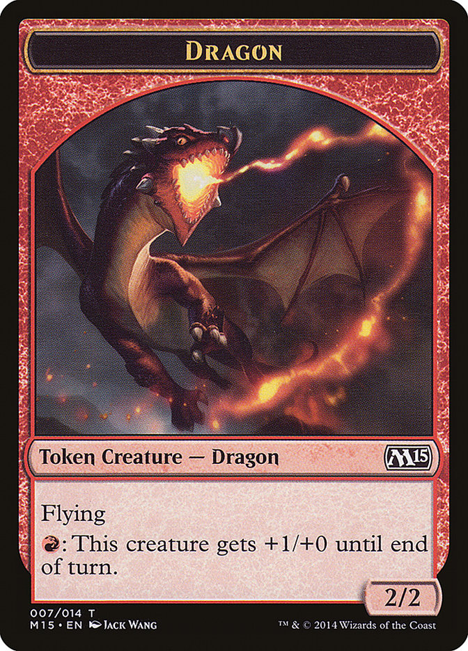 Dragon Token [Magic 2015 Tokens] | L.A. Mood Comics and Games
