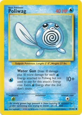 Poliwag (59/102) [Base Set Unlimited] | L.A. Mood Comics and Games