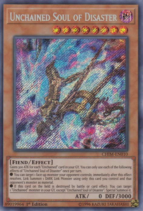 Unchained Soul of Disaster [CHIM-EN010] Secret Rare | L.A. Mood Comics and Games