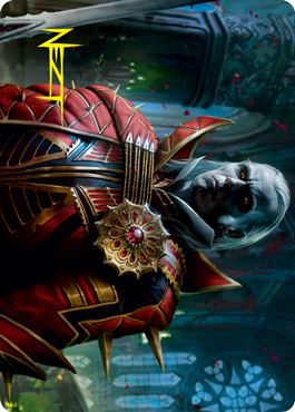 Edgar, Charmed Groom 2 Art Card (Gold-Stamped Signature) [Innistrad: Crimson Vow Art Series] | L.A. Mood Comics and Games