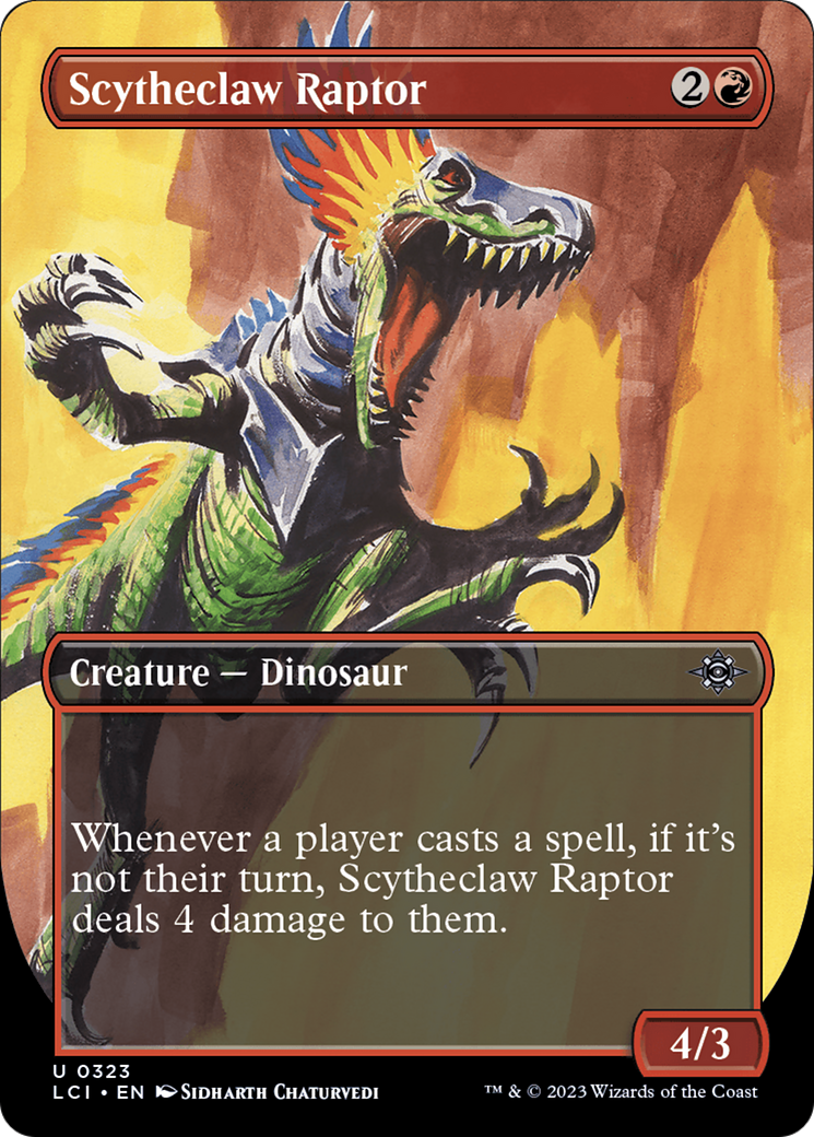 Scytheclaw Raptor (Borderless) [The Lost Caverns of Ixalan] | L.A. Mood Comics and Games