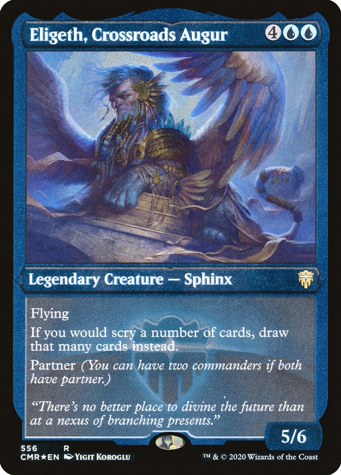 Eligeth, Crossroads Augur (Etched) [Commander Legends] | L.A. Mood Comics and Games