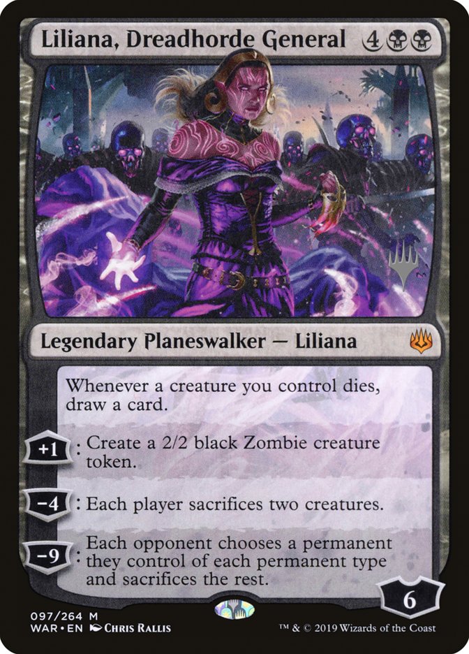 Liliana, Dreadhorde General (Promo Pack) [War of the Spark Promos] | L.A. Mood Comics and Games