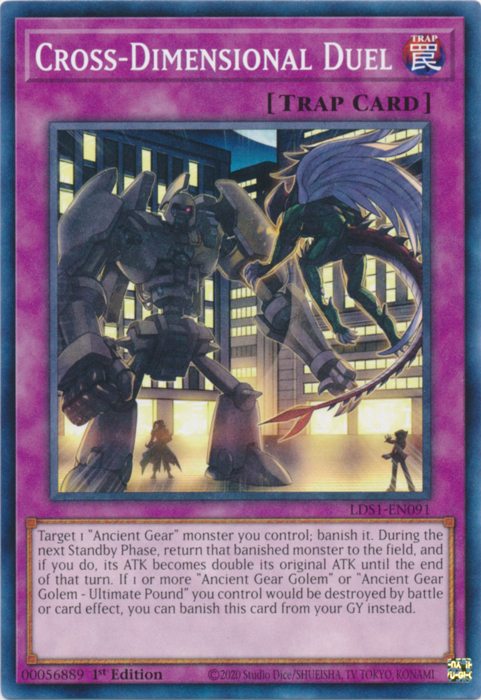 Cross-Dimensional Duel [LDS1-EN091] Common | L.A. Mood Comics and Games