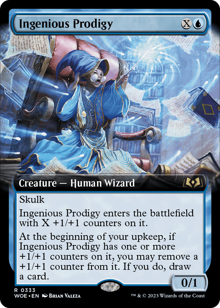 Ingenious Prodigy (Extended Art) [Wilds of Eldraine] | L.A. Mood Comics and Games