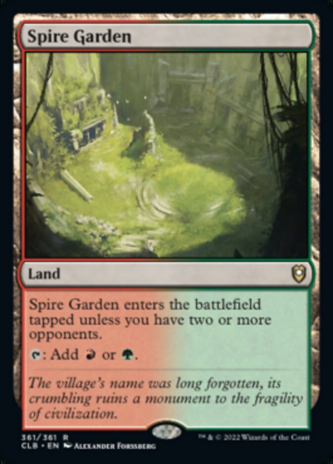 Spire Garden [Commander Legends: Battle for Baldur's Gate] | L.A. Mood Comics and Games