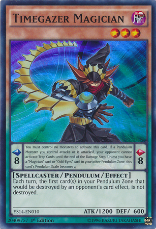 Timegazer Magician [YS14-EN010] Super Rare | L.A. Mood Comics and Games