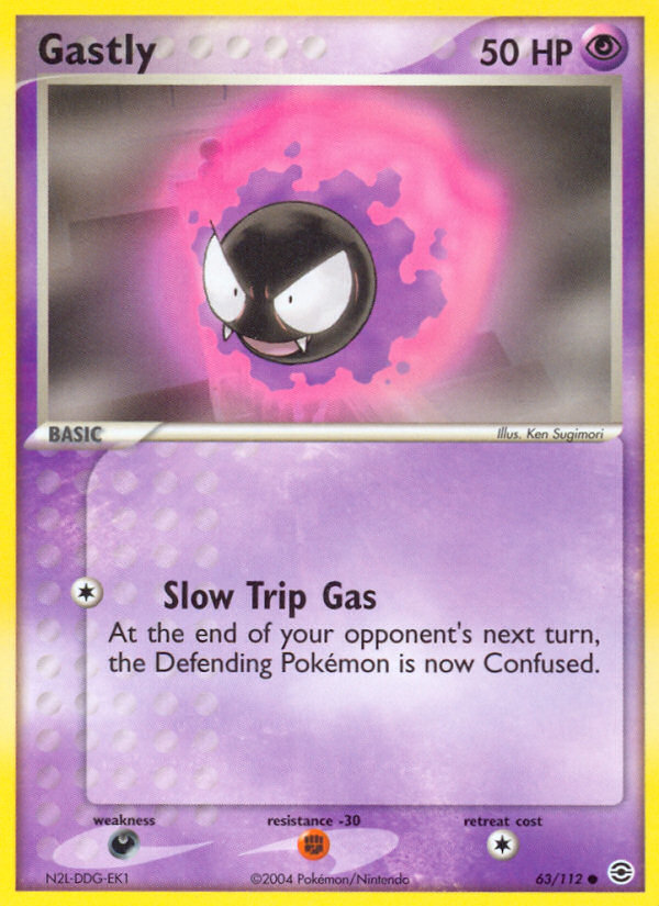 Gastly (63/112) [EX: FireRed & LeafGreen] | L.A. Mood Comics and Games