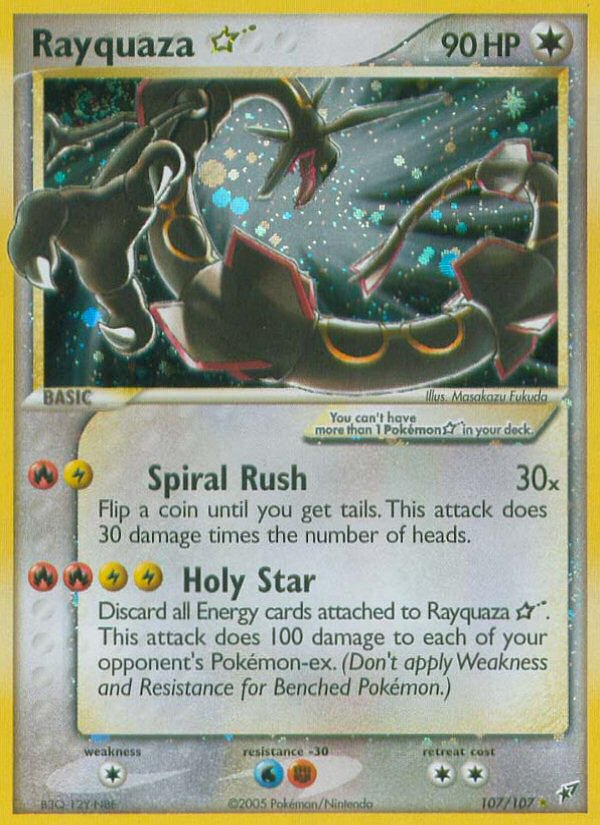 Rayquaza Star (107/107) [EX: Deoxys] | L.A. Mood Comics and Games